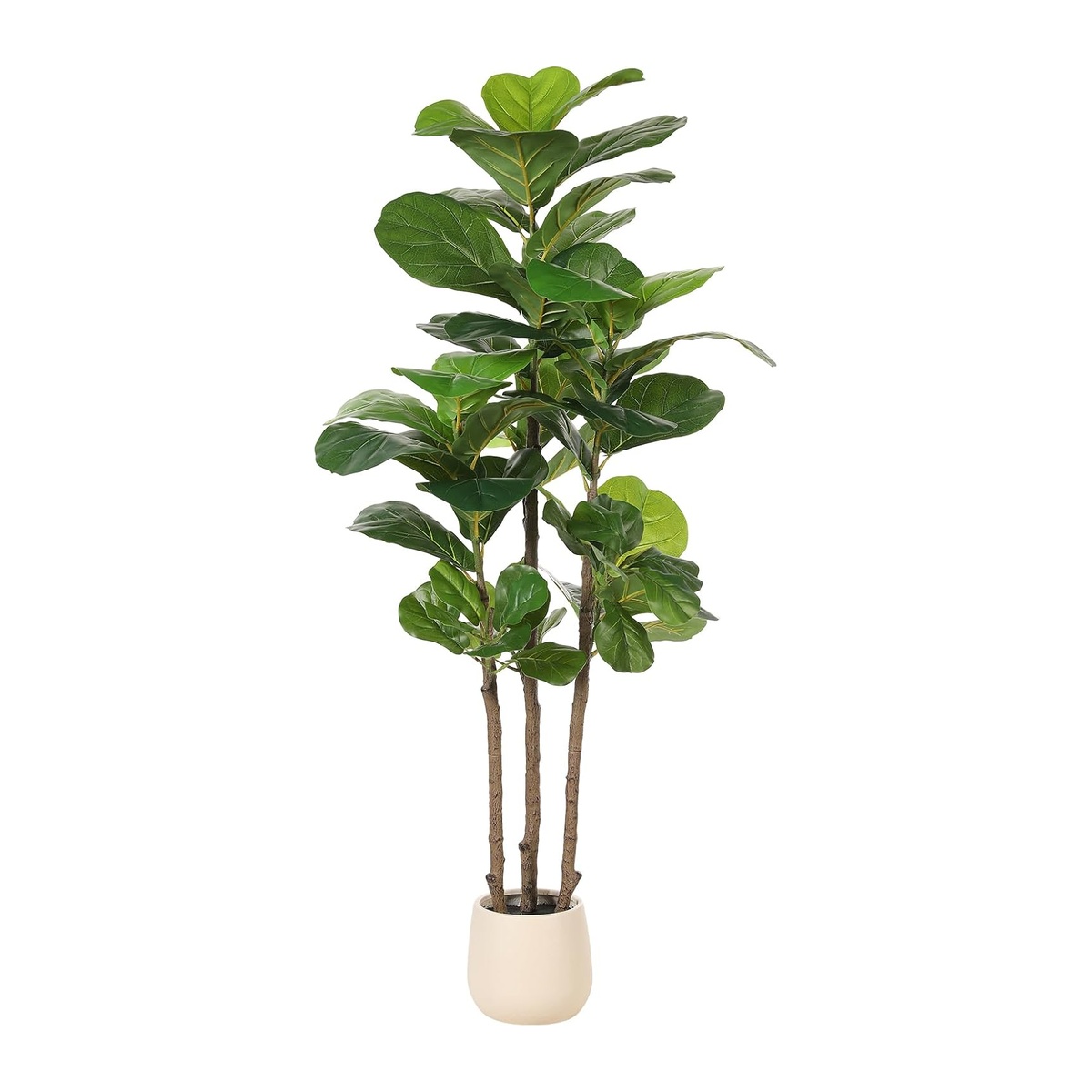 Fiddle Leaf Fig - Искусственное дерево фикус, 152 см, реалистичные
