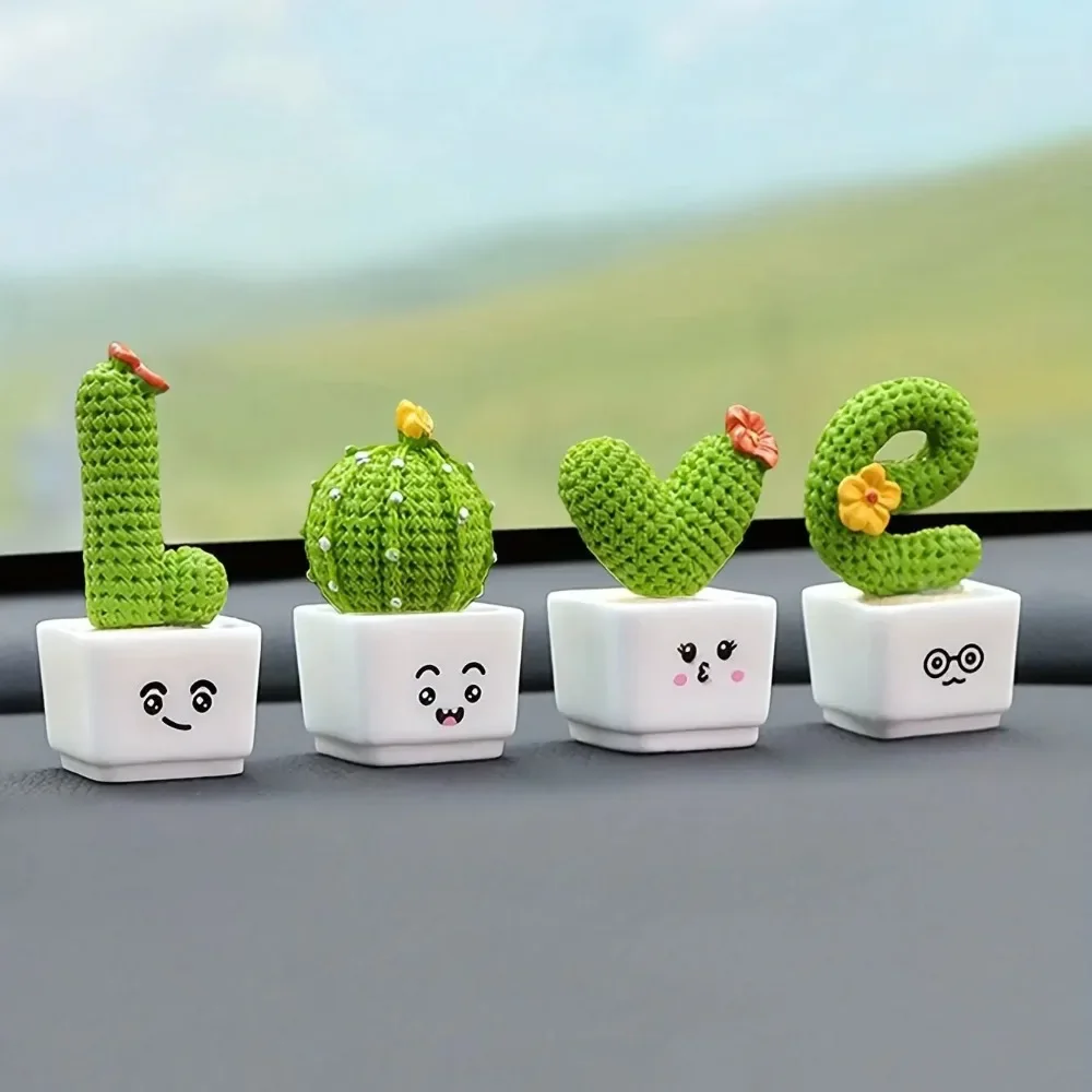 Succulent Set - Набор из 4 миниатюрных суккулентов из