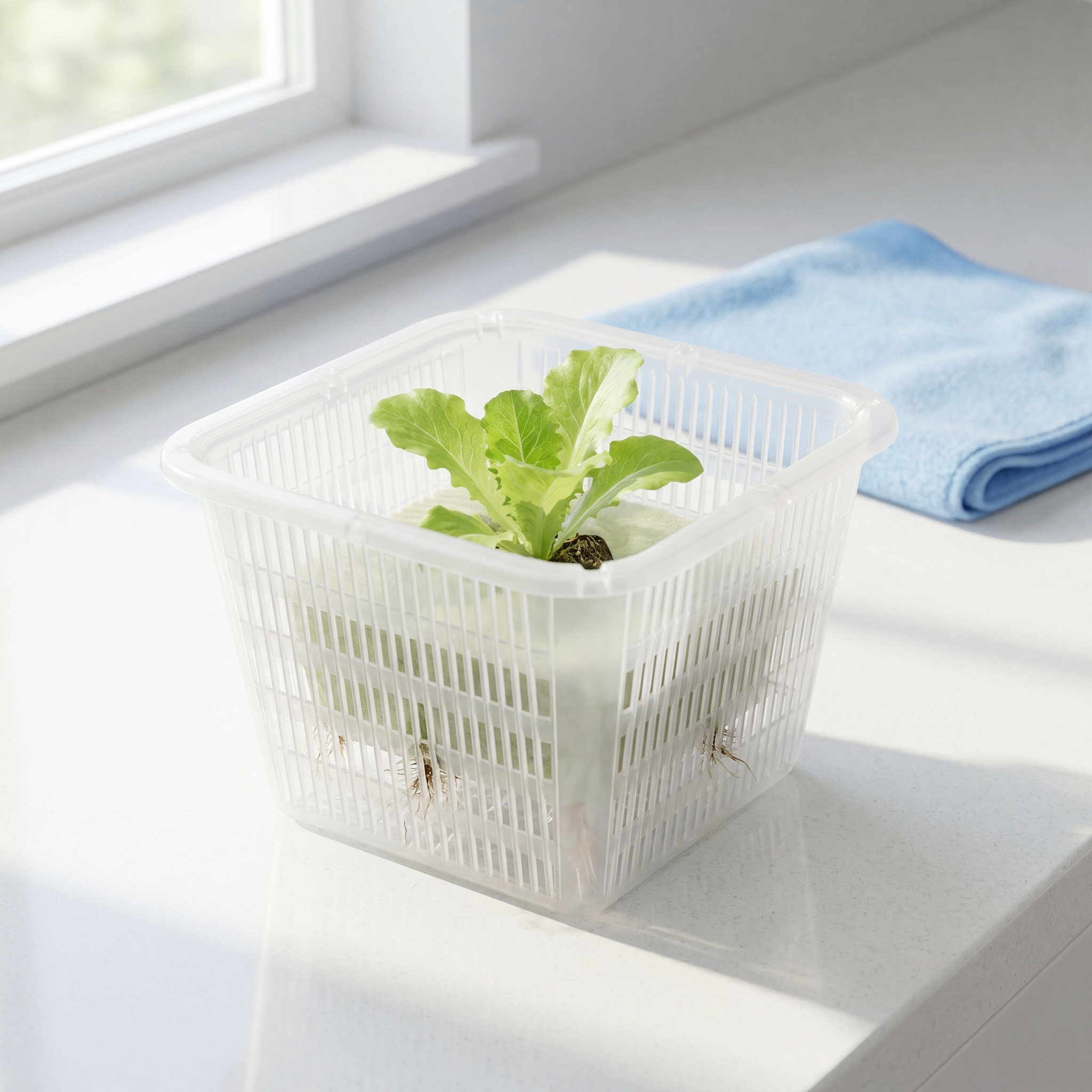 Plant Pot - 6 шт. квадратных сетчатых горшков для
