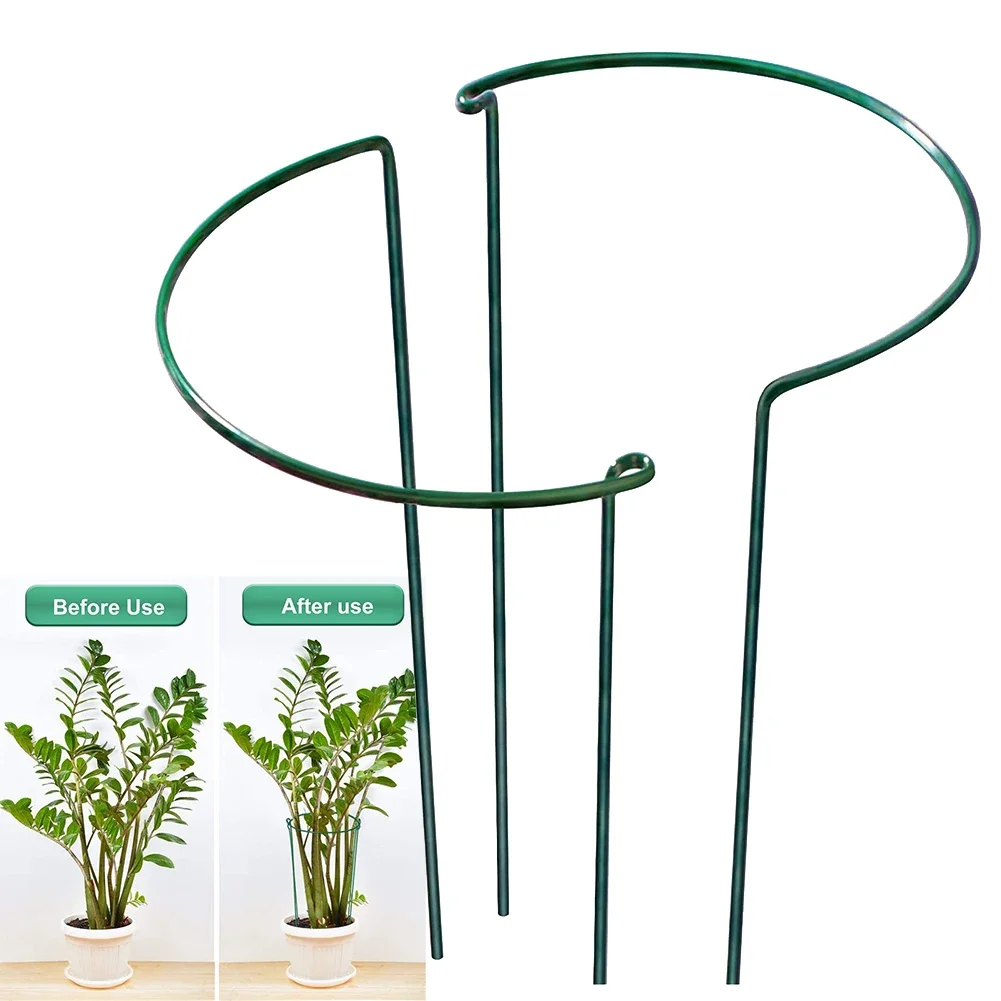 Plant Support Stake - 2 шт. прочные металлические опорные колья