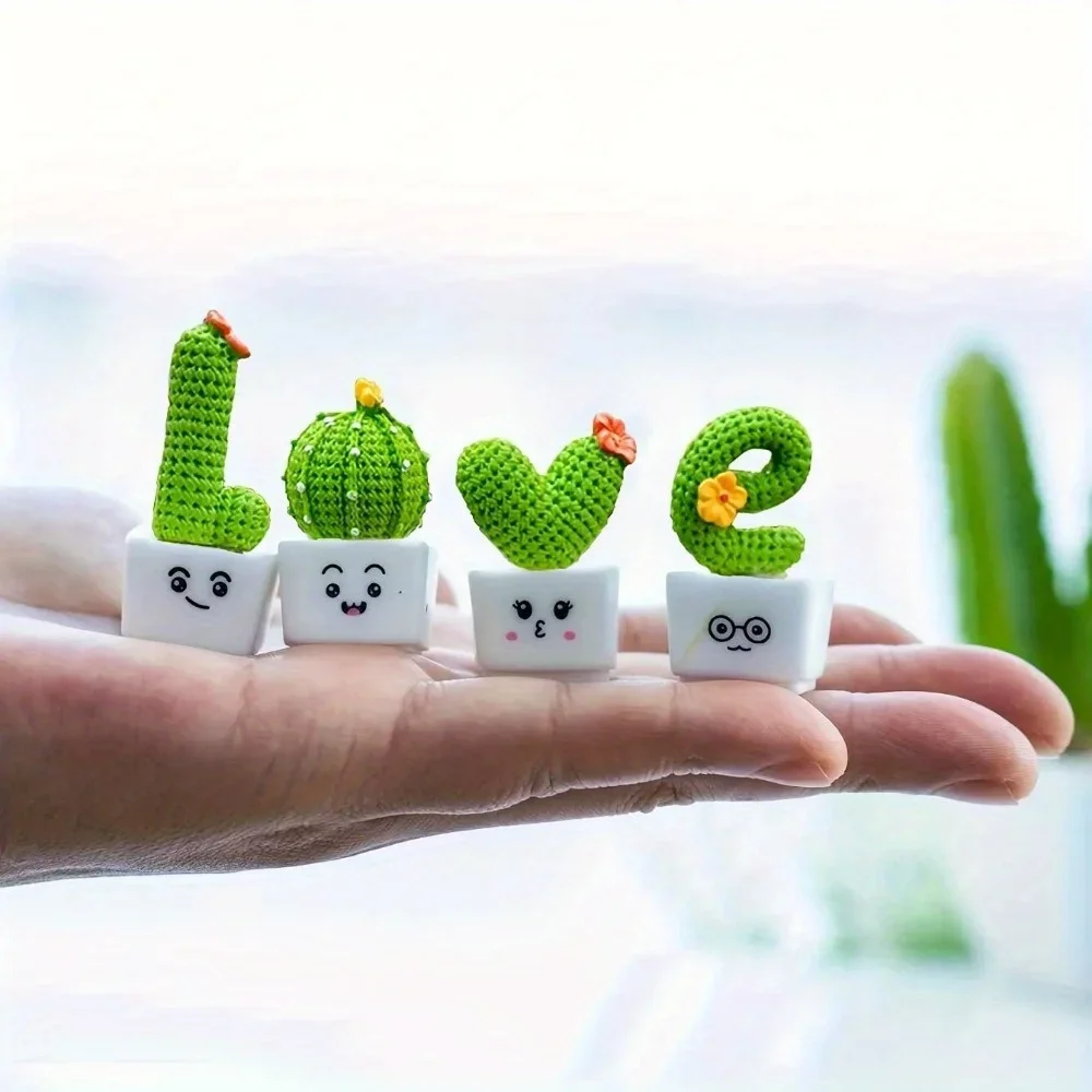 Набор из 4 миниатюрных суккуле – обзор и цена Succulent Set