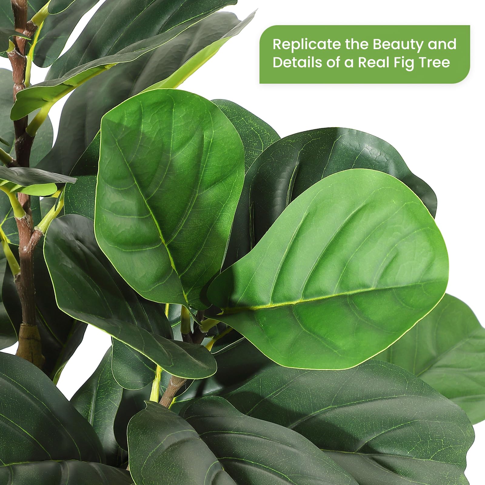 Искусственное дерево фикуса с  – обзор и цена Fiddle Leaf Fig