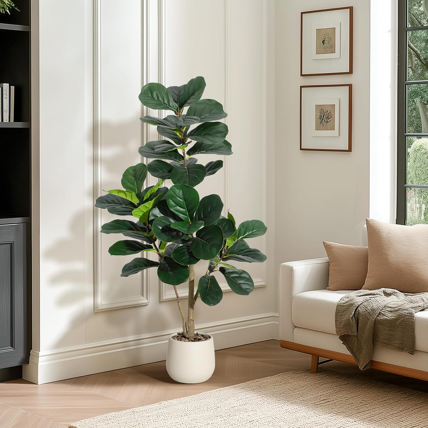 Искусственное дерево фикус лир – обзор и цена Fiddle Leaf Fig