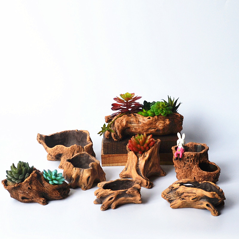 Имитация деревянных кольев, ко – обзор и цена Succulent Set
