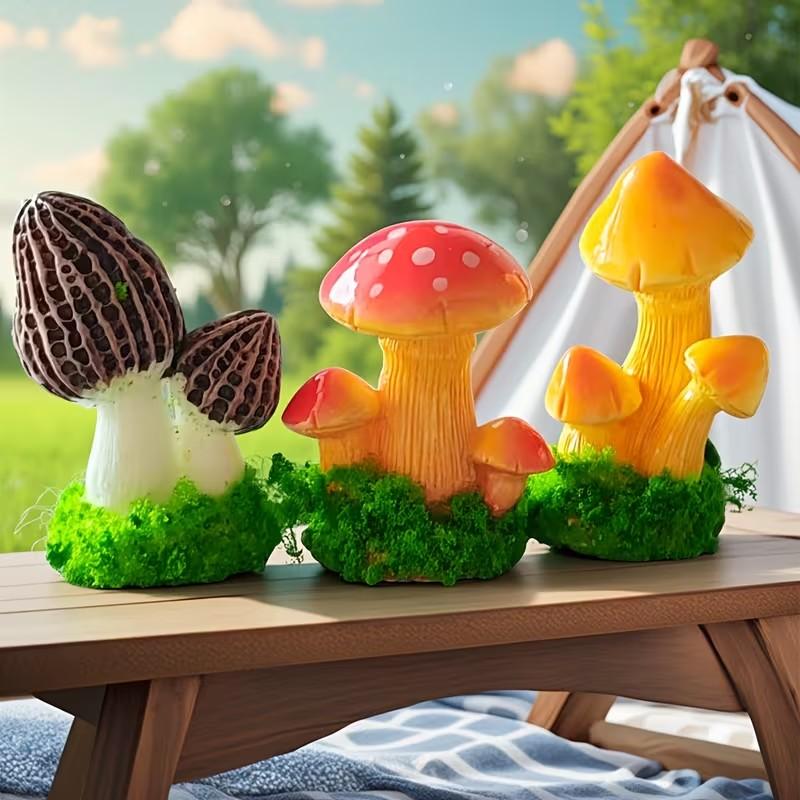 Набор из 3 искусственных грибо – обзор и цена Succulent Set